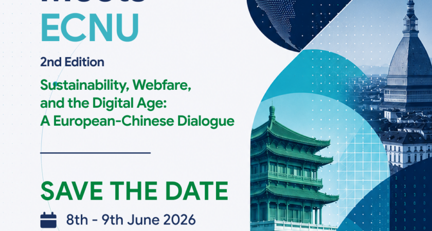 TURIN Meets ECNU 2nd Edition. Sustainability, Webfare, and the Digital Age: A European-Chinese Dialogue